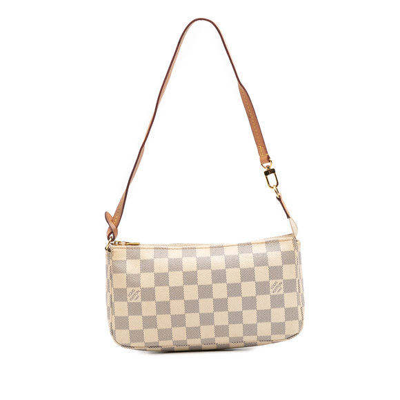 Pre-Loved Louis Vuitton Damier Azur Pochette Accessoires - Picture 1 of 8